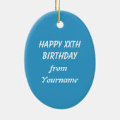 RETRO-COMICEN KERAMIK ORNAMENT (Hinten)