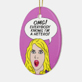 RETRO-COMICEN KERAMIK ORNAMENT (Links)