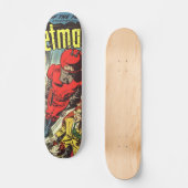 Retro Comicen - Rocketman Skateboard (Vorderseite)