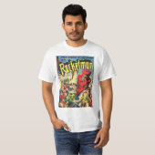 Retro Comicen - Rocketman T-Shirt (Vorne ganz)