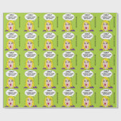 RETRO-COMICEN zum Geburtstag Geschenkpapier (Flach)