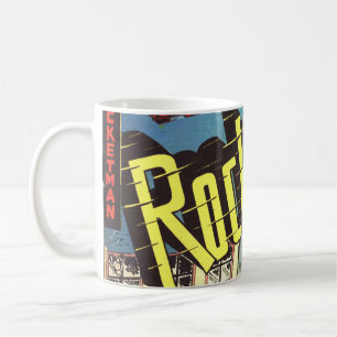 Retro-Comics - Rocketman Kaffeetasse