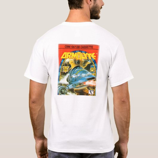 Retro Commodore 64 Computer(Legend) T-Shirt (Rückseite)