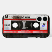 Retro-Compact-Audiokassette | DJ Best Gifts Case-Mate iPhone Hülle (Rückseite (Horizontal))