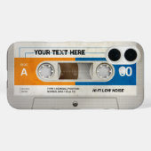 Retro-Compact-Audiokassette | DJ Best Gifts Case-Mate iPhone Hülle (Rückseite (Horizontal))