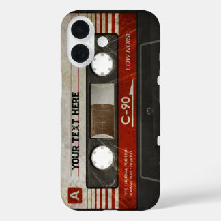 Retro-Compact-Audiokassette | DJ Best Gifts iPhone 16 Hülle