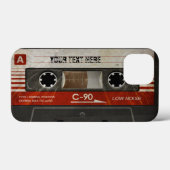 Retro-Compact-Audiokassette | DJ Best Gifts Case-Mate iPhone Hülle (Rückseite (Horizontal))