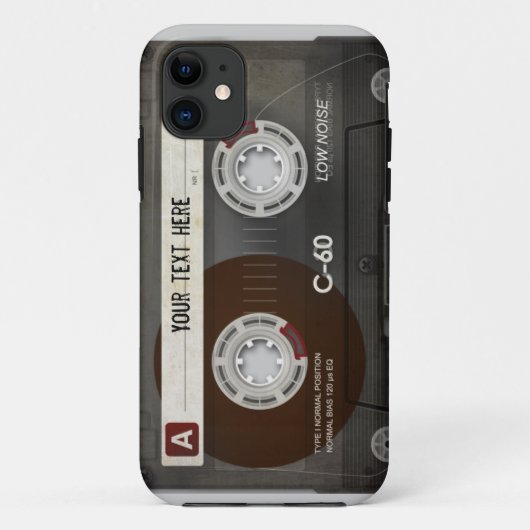Retro-Compact-Audiokassette| DJ Beste Geschenke Case-Mate iPhone Hülle (Rückseite)