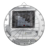 Retro-Computer Dartscheibe (vorne)