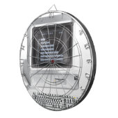 Retro-Computer Dartscheibe (Vorderseite rechts)