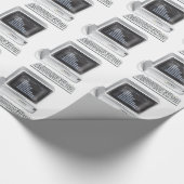 Retro-Computer Geschenkpapier (Ecke)