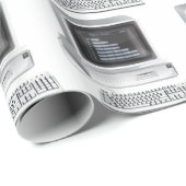 Retro-Computer Geschenkpapier (Rolleneckpunkt)