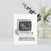 Retro-Computer Postkarte (Stehend Vorderseite)