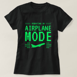 Retro-Computer-Stil Flugzeugmodus T-Shirt