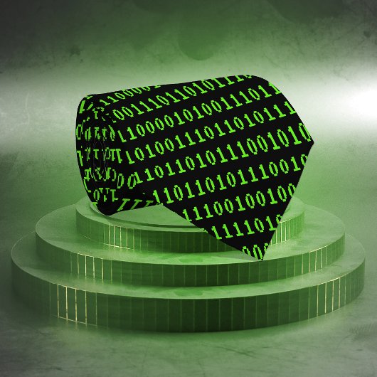 Retro-Computing - Programmierung in binär - Coders Krawatte