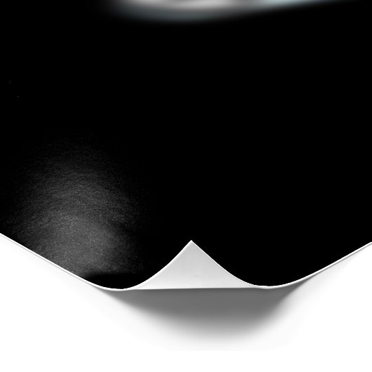 Retro Concept Car Poster (Ecke)