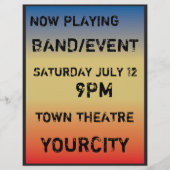 Retro Concept Poster Style Flyer (Vorne)