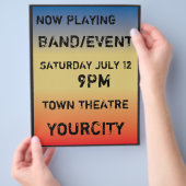 Retro Concept Poster Style Flyer (Hand)