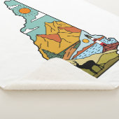 Retro Concord New Hampshire White Mountain Sherpadecke (3/4)