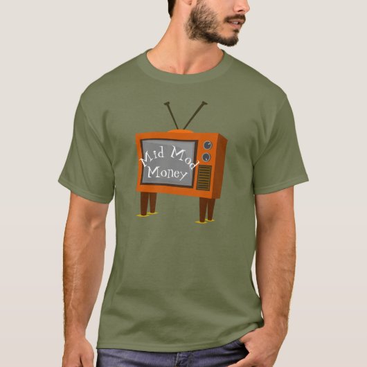 Retro Console TV T - Shirt für Kaninchenohren (Vorderseite)