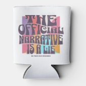 Retro Conspiracy Theory Dosenkühler (Vorderseite)