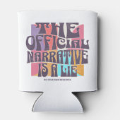 Retro Conspiracy Theory Dosenkühler (Rückseite)