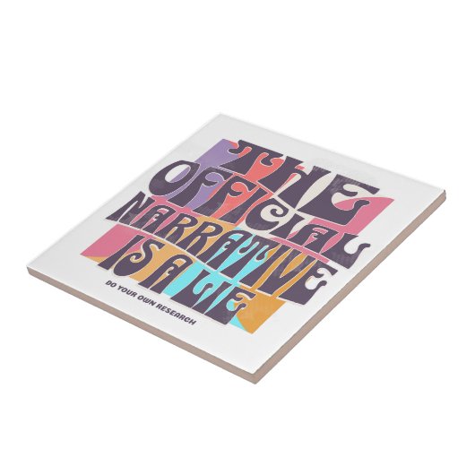 Retro Conspiracy Theory Fliese (Seite)