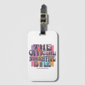 Retro Conspiracy Theory Gepäckanhänger (Vorderseite Vertikal)