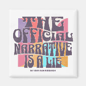 Retro Conspiracy Theory Magnet (Vorne)