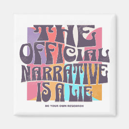 Retro Conspiracy Theory Magnet