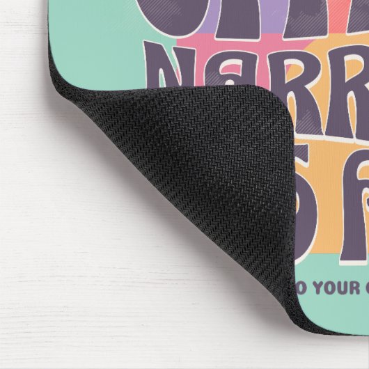 Retro Conspiracy Theory Mousepad (Ecke)