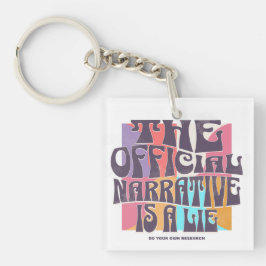 Retro Conspiracy Theory Schlüsselanhänger