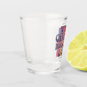 Retro Conspiracy Theory Schnapsglas (Links)