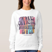 Retro Conspiracy Theory Sweatshirt (Vorderseite)