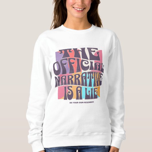Retro Conspiracy Theory Sweatshirt (Vorderseite)