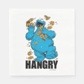 Retro Cookie Monster | Hangry Serviette (Vorderseite)