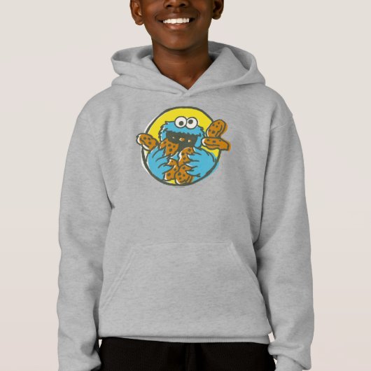 Retro Cookie Monster Hoodie (Vorderseite)