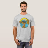 Retro Cookie Monster T-Shirt (Vorne ganz)