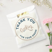 Retro Cookies dankeschön für Ihre Bestellung Geschenktütchen (Versiegelt)