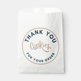 Retro Cookies dankeschön für Ihre Bestellung Geschenktütchen