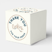 Retro Cookies thank you for your order Geschenkschachtel (Rückseite)