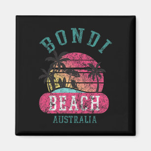 Retro Cool Bondi Beach Australien Strände Not Magnet