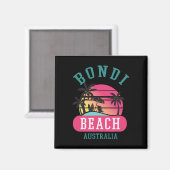 Retro Cool Bondi Beach Original Australien Strände Magnet (Vorderseite/Rückseite)