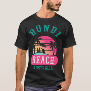 Retro Cool Bondi Beach Original Australien Strände T-Shirt