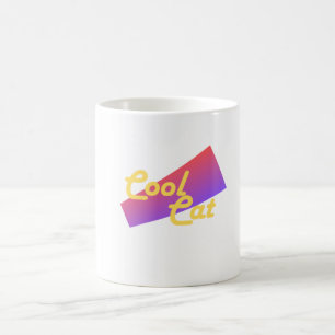Retro Cool Cat Tasse
