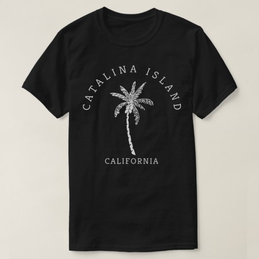 Retro Cool Catalina Insel Original California Bea T-Shirt (Design vorne)