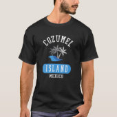 Retro Cool Cozumel Original Mexiko Strände Neuheit T-Shirt (Vorderseite)