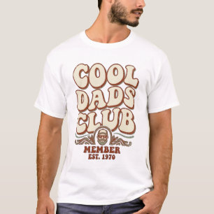Retro Cool Dads Club Mitglied Est 1970 Groovy Vate T-Shirt