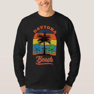 Retro Cool Daytona Beach Vacation Design Florida B T-Shirt