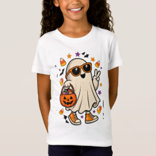 Retro Cool Geist mit Sonnenbrille Streich  T-Shirt